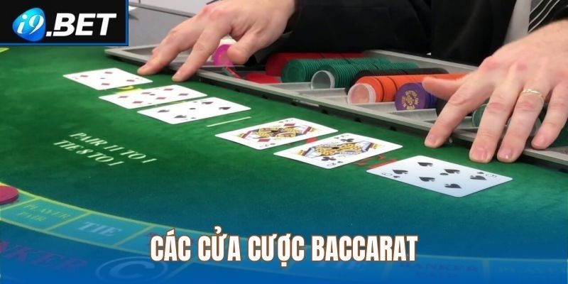 Baccarat cho phép người chơi cược nhiều cửa khác nhau